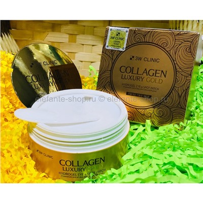 Патчи 3W Clinic Collagen Luxury Gold Hydrogel Eye & Spot Patch (125)