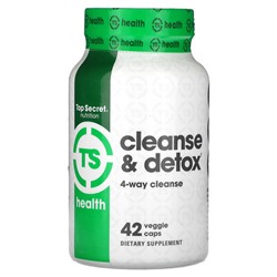 Top Secret Nutrition Здоровье, очищение и детоксикация, 42 растительные капсулы