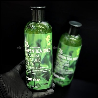 Тонер FarmStay Green Tea Seed Premium Moisture Toner, 350 мл (78)