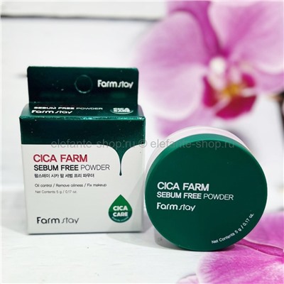 Пудра FarmStay Cica Farm Sebum Free Powder 5g (78)