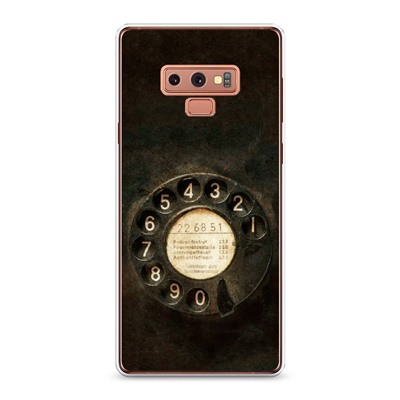 Силиконовый чехол Старинный телефон на Samsung Galaxy Note 9
