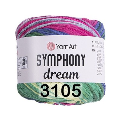 Пряжа YarnArt Symphony Dream