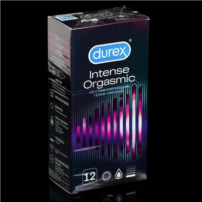 Презервативы №12 DUREX Intense Orgasmic, 12 шт.