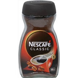 Nescafe. Classic с молотым 95 гр. стекл.банка