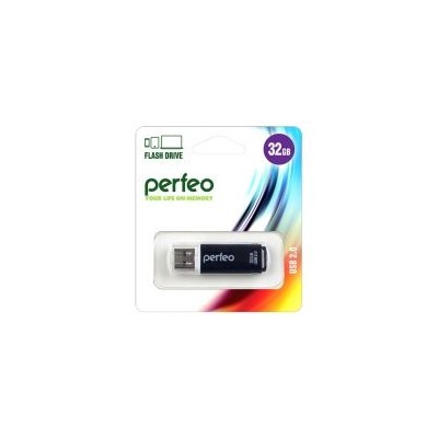 32Gb Perfeo C13 Black USB 2.0 (PF-C13B032)