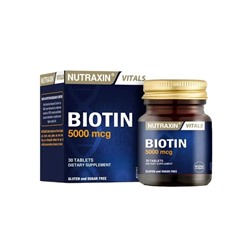 Биотин 5000 мг 30 табл Nutraxin
