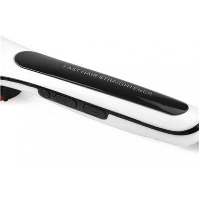 Расческа-выпрямитель "FAST HAIR STRAIGHTENER" HQT-906 White