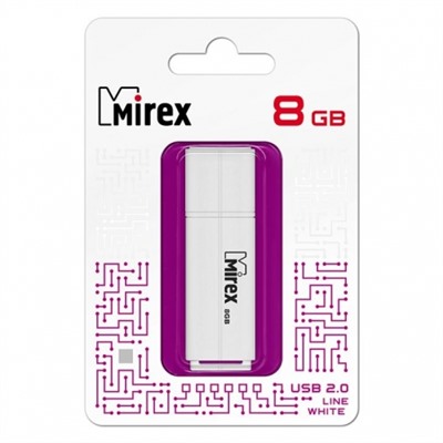 8Gb Mirex Line White (13600-FMULWH08)