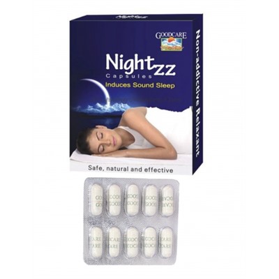 НАЙТЗ КАПСУЛЫ (GOODCARE NIGHTZZ CAPS)от бессоницы,10 кап