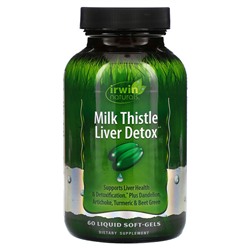 Irwin Naturals Очищение печени Расторопшей - 60 жидких капсул - Irwin Naturals