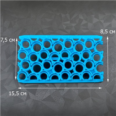 Печать, штамп для мастики, марципана и теста Решетка пузырьки