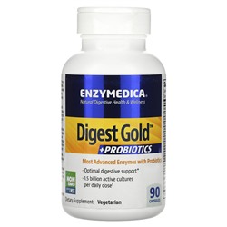 Enzymedica Digest Gold + Пробиотики - 90 капсул - Enzymedica