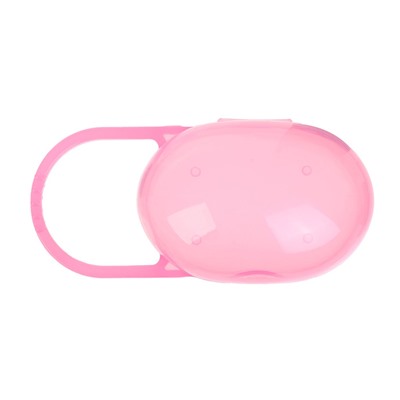 Контейнер для хранения и стерилизации детских сосок и пустышек, цвет розовый