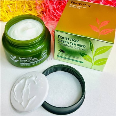 Крем для лица с зелёным чаем Farmstay Green Tea Seed Moisture Cream 100g (13)