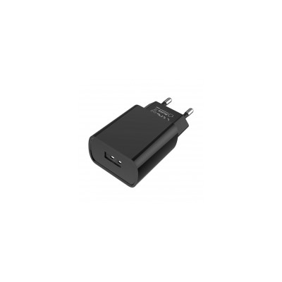 Зарядное устройство Borofone BA20A, 2.1А USB + кабель Micro USB, черное