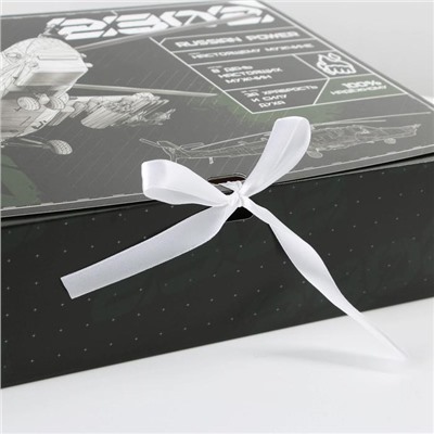 Коробка складная подарочная «23 февраля, самолет», 31 × 24.5 × 8 см