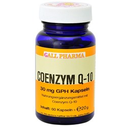 GALL PHARMA Coenzym Q-10 30 mg GPH Капсулы, 60 шт