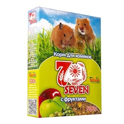 Корм "SEVEN SEEDS  SPECIAL" для хомяков, с фруктами, 400 г