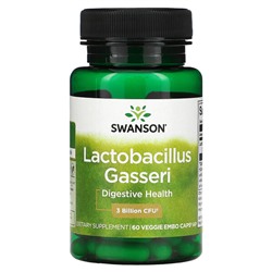 Swanson Lactobacillus Gasseri - 3 миллиарда КОЕ - 60 вегетарианских капсул - Swanson