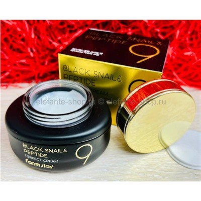 Крем для лица с пептидами FarmStay Black Snail & Peptide 9 Perfect Cream 55ml (13)