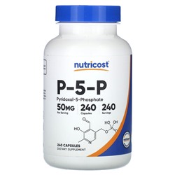 Nutricost P-5-P, 50 мг - 240 капсул - Nutricost