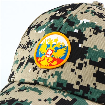 Карнавальная кепка «Военный», нашивка-герб, р. 52–54