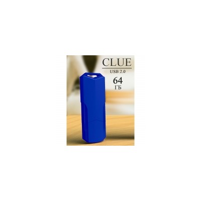 64Gb SmartBuy Clue Blue USB2.0 (SB64GBCLU-BU)