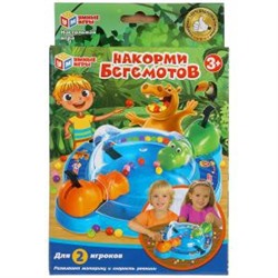 Игра настольная "накорми бегемотов". в кор.. 15*27.9*4.6см Умные игры в кор.2*48шт