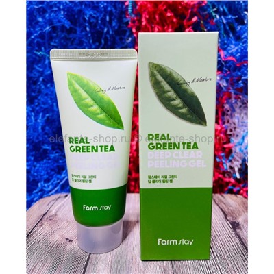 Пилинг-гель Farmstay Real Green Tea Deep Clear Peeling Gel 100ml (125)