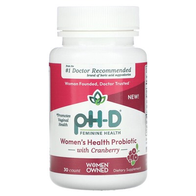 PH-D Feminine Health Пробиотик для женского здоровья, 30 шт.