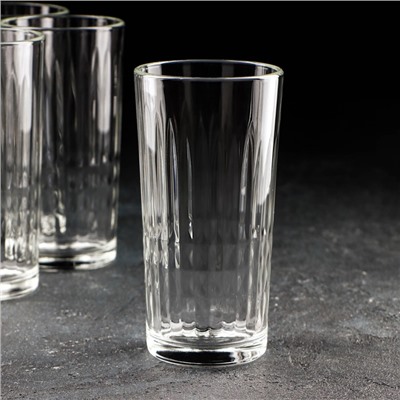 Набор высоких стеклянных стаканов «Отражение», 230 мл, 6 шт