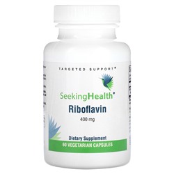 Seeking Health Рибофлавин, 400 мг, 60 вегетарианских капсул