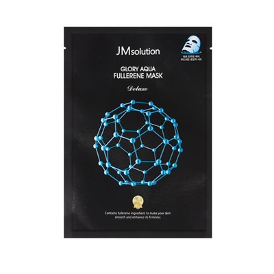 JMsolution Aqua Fullerene Mask Антиоксидантная маска с фуллереном и пептидами