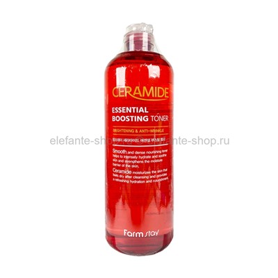 Тонер-бустер с керамидами Farmstay Ceramide Essential Boosting Toner 500ml (78)