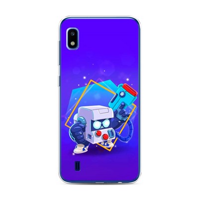 Силиконовый чехол 8-bit Brawl Stars на Samsung Galaxy A10