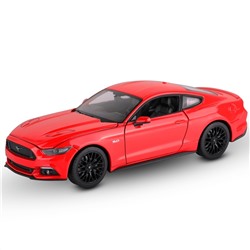 Welly. Машинка 1:24 "Ford Mustang GT 2015", красный арт.24062W