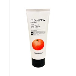 Tony Moly Grape Fruit Clean Dew Red Foam Cleanser Пенка для умывания грейпфрут