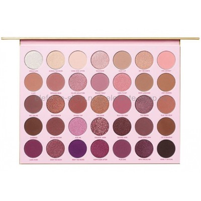 Тени для век MORPHE 35XO NATURAL FLIRT ARTISTRY PALETTE, 35 цветов