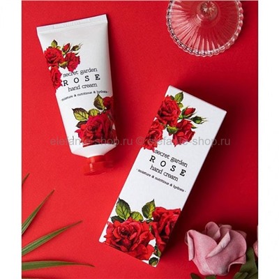 Крем для рук Jigott Secret Garden Rose Hand Cream 100ml (51)