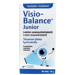 VisioBalance Junior Лютеин-зеаксантин витамин