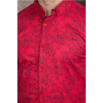 Рубашка 5584 красный BAGARDA