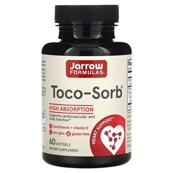 Jarrow Formulas Toco-Sorb - Витамин Е - 60 капсул - Jarrow Formulas