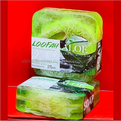 Мыло с эффектом пилинга LOOFAN Aloe Soap 100g (125)