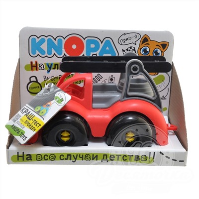 KNOPA. Машинка "Пожарная" 22 см (из гибкого пластика ) арт.86209 /5 (Пластмастер)