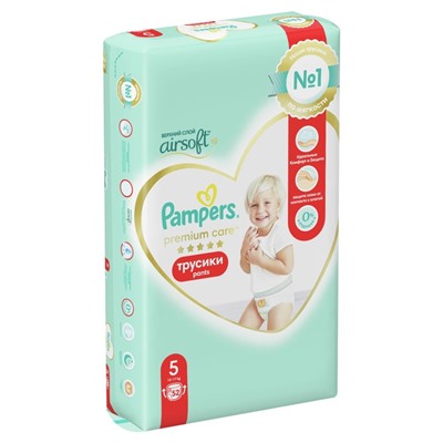 Подгузники-трусики Pampers Premium Care, 12-17 кг, 52 шт.