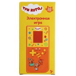 Играем вместе. Электронная игра тетрис "Три Кота" блист арт.1810K1653-R1