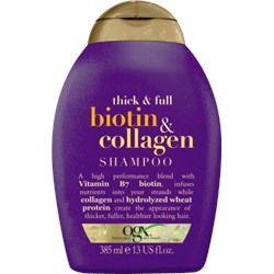 OGX Thick&Full  Collagen  Укрепляющий Шампунь для Тонких Волос с Коллагеном для придания дополнительного Объема 385 мл