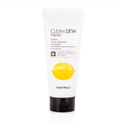 Tony Moly Lemon Clean Dew Foam Cleanser Пенка с лимонным экстрактом