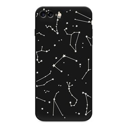 Матовый силиконовый чехол Созвездия на iPhone 7 Plus