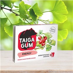 Смолка жевательная Taiga Gum ENERGY без сахара